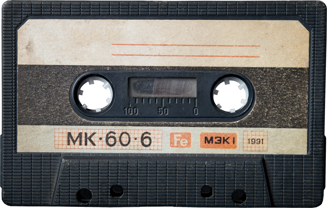 Vintage Casette Tape Cuutout